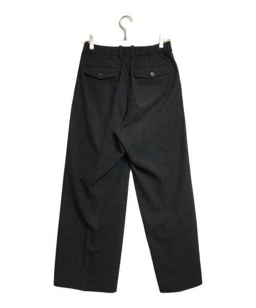 MARKWARE（マーカウェア）MARKWARE (マーカウェア) TRIPLE PLEATED WIDE TROUSERS ブラック サイズ:1の古着・服飾アイテム