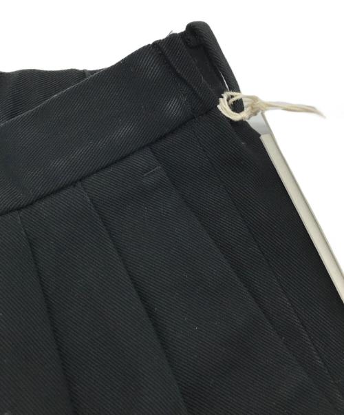 MARKWARE（マーカウェア）MARKWARE (マーカウェア) TRIPLE PLEATED WIDE TROUSERS ブラック サイズ:1の古着・服飾アイテム