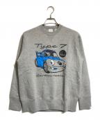 LOOPWHEELER×Type7ループウィラー×タイプセブン）の古着「sevenwheelerスウェット」｜グレー
