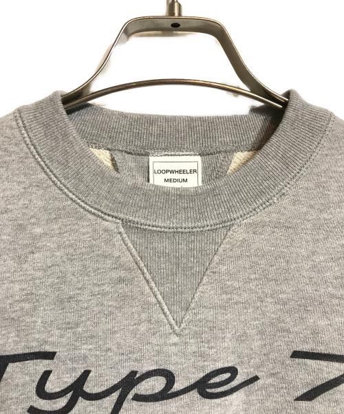 LOOPWHEELER（ループウィラー）LOOPWHEELER (ループウィラー) Type7 (タイプセブン) sevenwheelerスウェット グレー サイズ:M 未使用品の古着・服飾アイテム