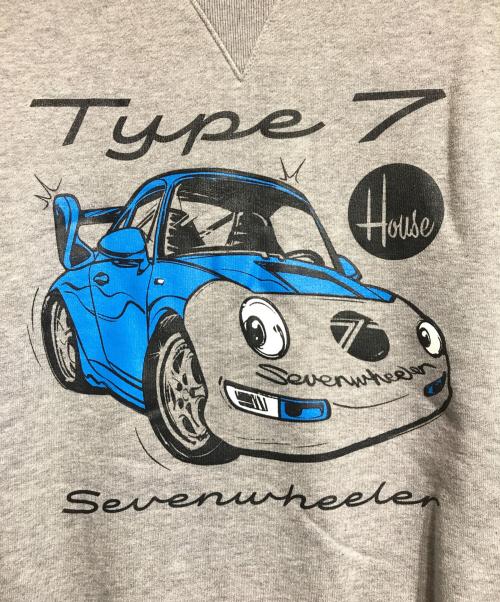 LOOPWHEELER（ループウィラー）LOOPWHEELER (ループウィラー) Type7 (タイプセブン) sevenwheelerスウェット グレー サイズ:M 未使用品の古着・服飾アイテム