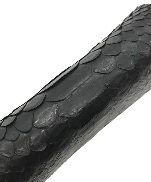 HWZN BROSS（ハウゼンブロス）HWZN BROSS (ハウゼンブロス) Diamond Python Sub Wallet ブラックの古着・服飾アイテム