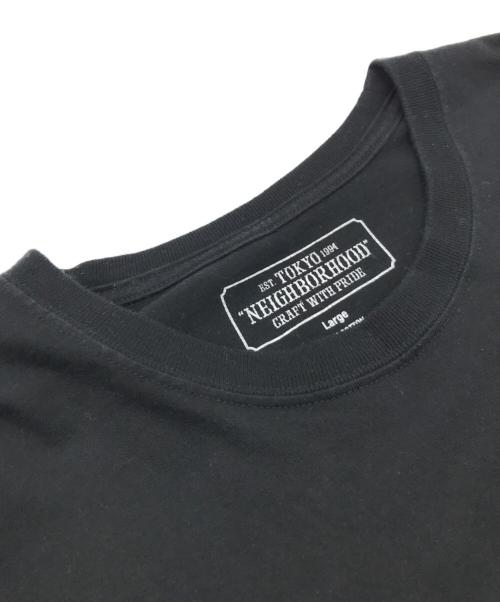 NEIGHBORHOOD（ネイバーフッド）NEIGHBORHOOD (ネイバーフッド) ロングスリーブカットソー ブラック サイズ:LARGEの古着・服飾アイテム