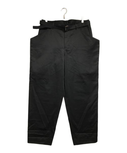 sacai（サカイ）sacai (サカイ) Cotton Chino Pants ブラック サイズ:3の古着・服飾アイテム
