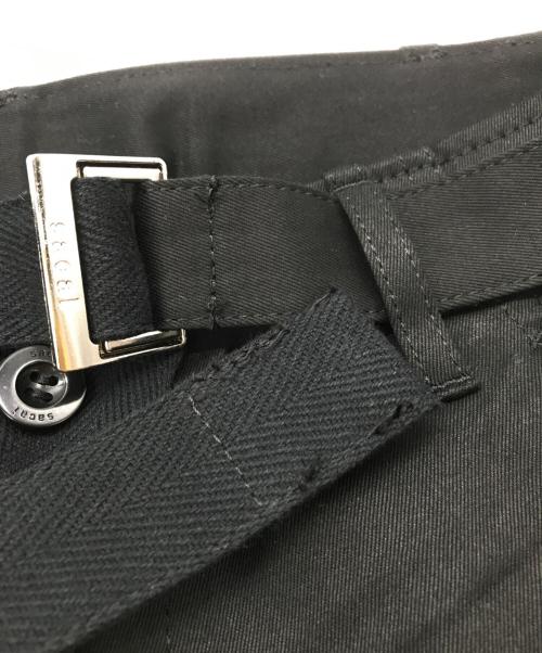 sacai（サカイ）sacai (サカイ) Cotton Chino Pants ブラック サイズ:3の古着・服飾アイテム