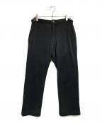 COMME des GARCONS HOMME PLUSコムデギャルソンオムプリュス）の古着「サイドボタンジャージーパンツ」｜ブラック