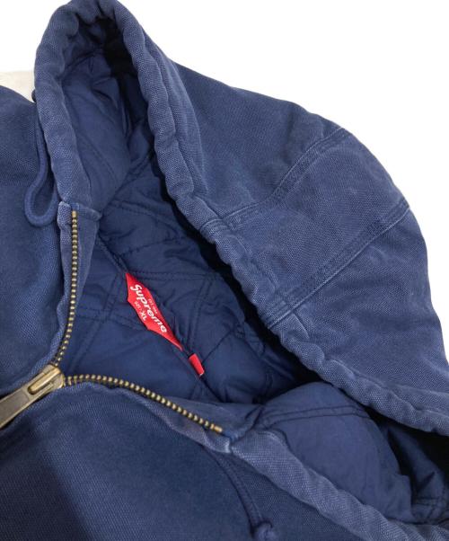 SUPREME（シュプリーム）SUPREME (シュプリーム) Reflective Stripe Hooded Work Jacket ネイビー サイズ:XLの古着・服飾アイテム