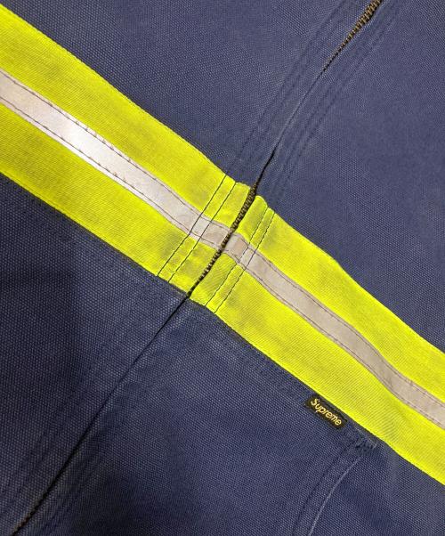 SUPREME（シュプリーム）SUPREME (シュプリーム) Reflective Stripe Hooded Work Jacket ネイビー サイズ:XLの古着・服飾アイテム