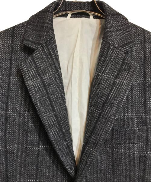 CALVIN KLEIN 205W39NYC（カルバンクライン205W39NYC）CALVIN KLEIN 205W39NYC (カルバンクライン205W39NYC) ヘリンボーンツイードチェスターコート グレー サイズ:46の古着・服飾アイテム