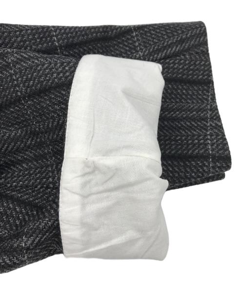 CALVIN KLEIN 205W39NYC（カルバンクライン205W39NYC）CALVIN KLEIN 205W39NYC (カルバンクライン205W39NYC) ヘリンボーンツイードチェスターコート グレー サイズ:46の古着・服飾アイテム