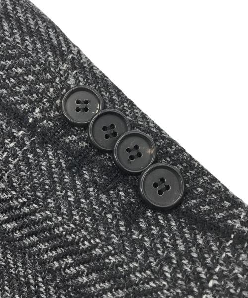 CALVIN KLEIN 205W39NYC（カルバンクライン205W39NYC）CALVIN KLEIN 205W39NYC (カルバンクライン205W39NYC) ヘリンボーンツイードチェスターコート グレー サイズ:46の古着・服飾アイテム