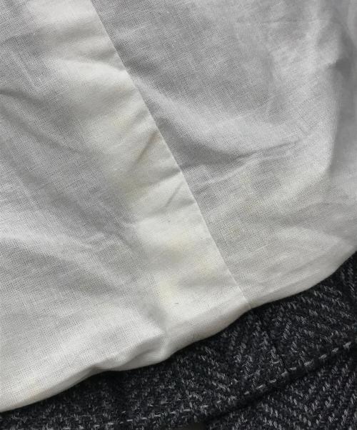 CALVIN KLEIN 205W39NYC（カルバンクライン205W39NYC）CALVIN KLEIN 205W39NYC (カルバンクライン205W39NYC) ヘリンボーンツイードチェスターコート グレー サイズ:46の古着・服飾アイテム