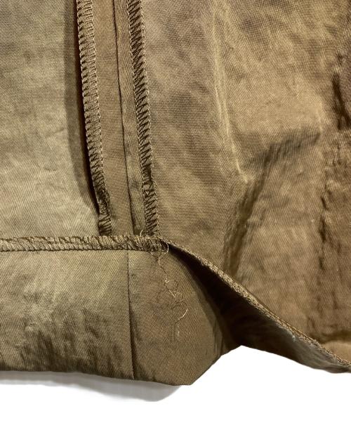 ATON（エイトン）ATON (エイトン) VINTAGE NYLON TWILL SKIRT ブラウン サイズ:2の古着・服飾アイテム