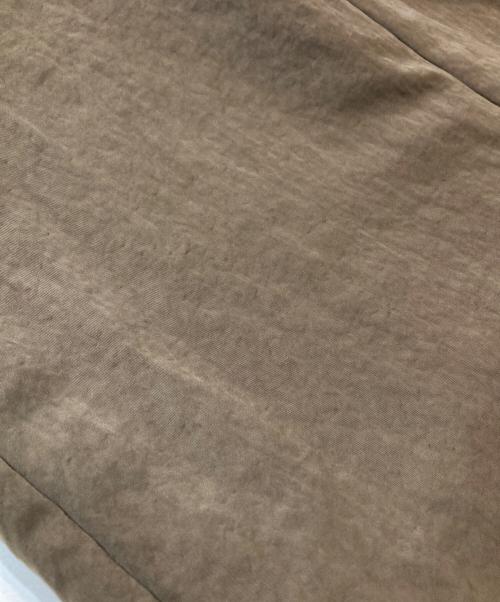 ATON（エイトン）ATON (エイトン) VINTAGE NYLON TWILL SKIRT ブラウン サイズ:2の古着・服飾アイテム