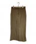 ATON（エイトン）の古着「VINTAGE NYLON TWILL SKIRT」｜ブラウン