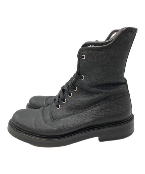 DIOR HOMME（ディオール オム）DIOR HOMME (ディオール オム) ボアレースアップブーツ ブラック サイズ:41の古着・服飾アイテム