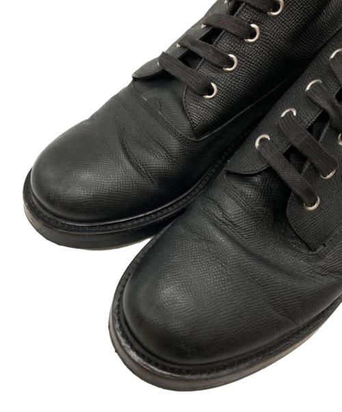 DIOR HOMME（ディオール オム）DIOR HOMME (ディオール オム) ボアレースアップブーツ ブラック サイズ:41の古着・服飾アイテム