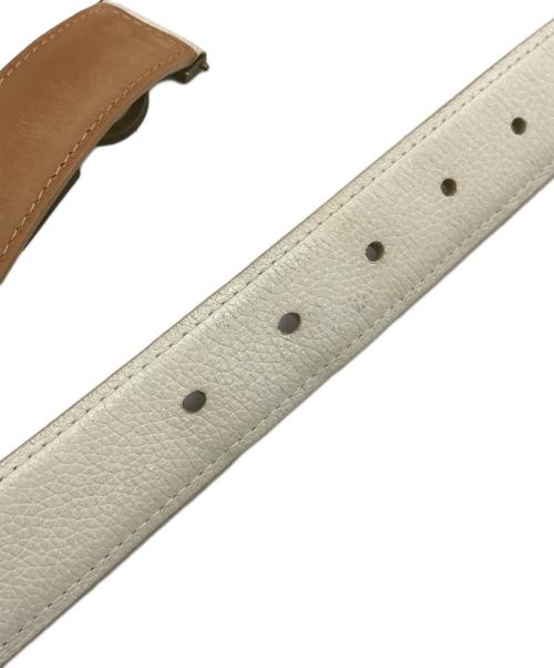 LOUIS VUITTON（ルイ ヴィトン）LOUIS VUITTON (ルイ ヴィトン) ホースビットバックルベルト ホワイトの古着・服飾アイテム