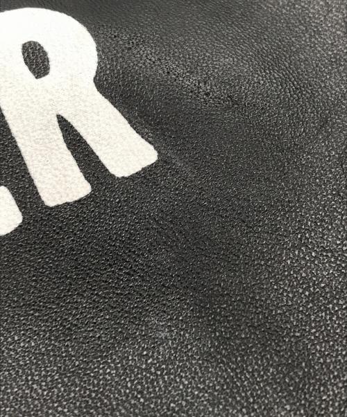 AT-DIRTY（アットダーティ）AT-DIRTY (アットダーティ) ROLLER MAGAZINE (ローラーマガジン) LEATHER COACH JACKET ブラック サイズ:Lの古着・服飾アイテム