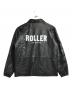 AT-DIRTY (アットダーティ) ROLLER MAGAZINE (ローラーマガジン) LEATHER COACH JACKET ブラック サイズ:L：30000円
