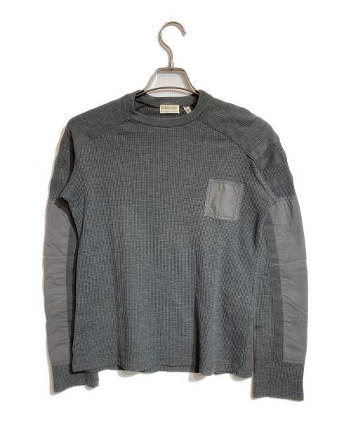 HELMUT LANG（ヘルムートラング）HELMUT LANG (ヘルムートラング) テープデザインサーマルカットソー グレー サイズ:Mの古着・服飾アイテム