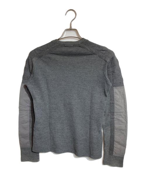 HELMUT LANG（ヘルムートラング）HELMUT LANG (ヘルムートラング) テープデザインサーマルカットソー グレー サイズ:Mの古着・服飾アイテム