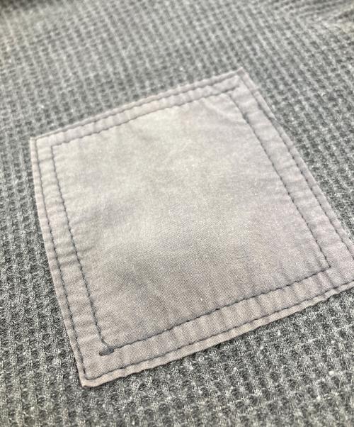 HELMUT LANG（ヘルムートラング）HELMUT LANG (ヘルムートラング) テープデザインサーマルカットソー グレー サイズ:Mの古着・服飾アイテム