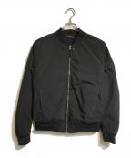 STONE ISLANDストーンアイランド）の古着「MA-1 BOMBER PL DIAGONAL」｜ブラック