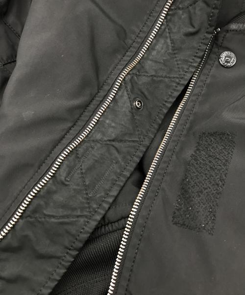 STONE ISLAND（ストーンアイランド）STONE ISLAND (ストーンアイランド) MA-1 BOMBER PL DIAGONAL ブラック サイズ:Sの古着・服飾アイテム