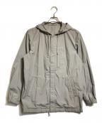 COMME des GARCONS HOMMEコムデギャルソン オム）の古着「ベルクロアノラックパーカー」｜グリーン