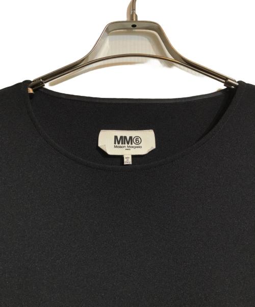 MM6 Maison Margiela（エムエムシックスメゾンマルジェラ）MM6 Maison Margiela (エムエムシックス メゾンマルジェラ) アシンメトリーワンピース ブラック サイズ:Lの古着・服飾アイテム