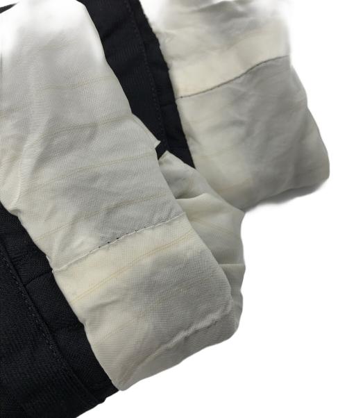 COMME des GARCONS HOMME DEUX（コムデギャルソン オム ドゥ）COMME des GARCONS HOMME DEUX (コムデギャルソン オム ドゥ) ポリエステル縮絨ストライプジャケット ダークネイビー サイズ:Sの古着・服飾アイテム