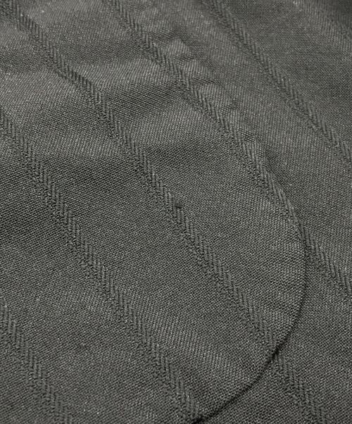 COMME des GARCONS HOMME DEUX（コムデギャルソン オム ドゥ）COMME des GARCONS HOMME DEUX (コムデギャルソン オム ドゥ) ポリエステル縮絨ストライプジャケット ダークネイビー サイズ:Sの古着・服飾アイテム