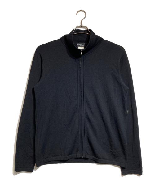 agnes b homme（アニエスベーオム）agnes b homme (アニエスベーオム) ドライバーズニット ブラック サイズ:3の古着・服飾アイテム