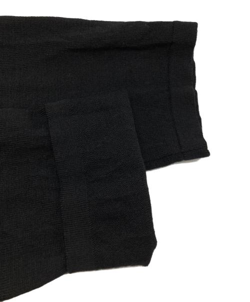 agnes b homme（アニエスベーオム）agnes b homme (アニエスベーオム) ドライバーズニット ブラック サイズ:3の古着・服飾アイテム