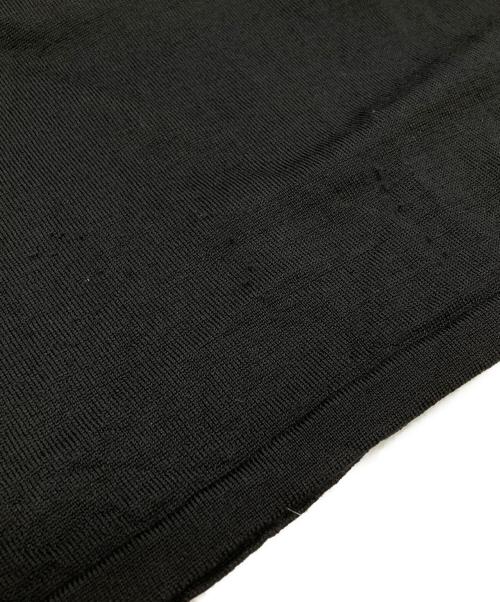 agnes b homme（アニエスベーオム）agnes b homme (アニエスベーオム) ドライバーズニット ブラック サイズ:3の古着・服飾アイテム