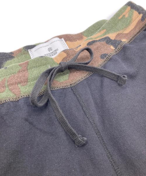 eYe COMME des GARCONS JUNYAWATANABE MAN（アイ コム デ ギャルソン ジュンヤ ワタナベ マン）eYe COMME des GARCONS JUNYAWATANABE MAN REIGNING CHAMP (レイニングチャンプ) コラボスウェットパンツ カーキ×ブラック サイズ:Mの古着・服飾アイテム