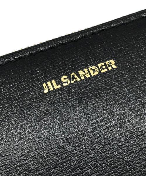 JIL SANDER（ジルサンダー）JIL SANDER (ジルサンダー) ZIP AROUND WALLET MD GIRO ブラックの古着・服飾アイテム