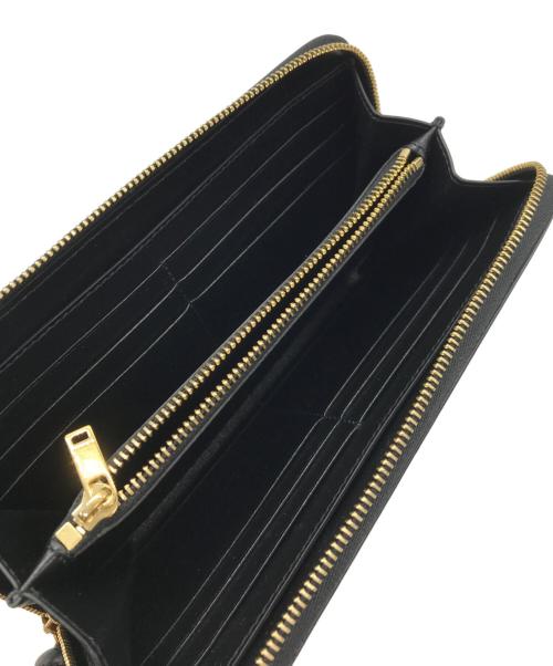 JIL SANDER（ジルサンダー）JIL SANDER (ジルサンダー) ZIP AROUND WALLET MD GIRO ブラックの古着・服飾アイテム