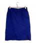 CHANEL (シャネル) ココマーク金ボタンミディスカート ブルー サイズ:44：20000円