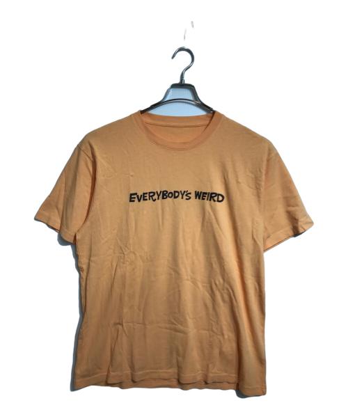 ECOCYCLE（エコサイクル）ECOCYCLE (エコサイクル) プリントTシャツ オレンジ サイズ:XLの古着・服飾アイテム