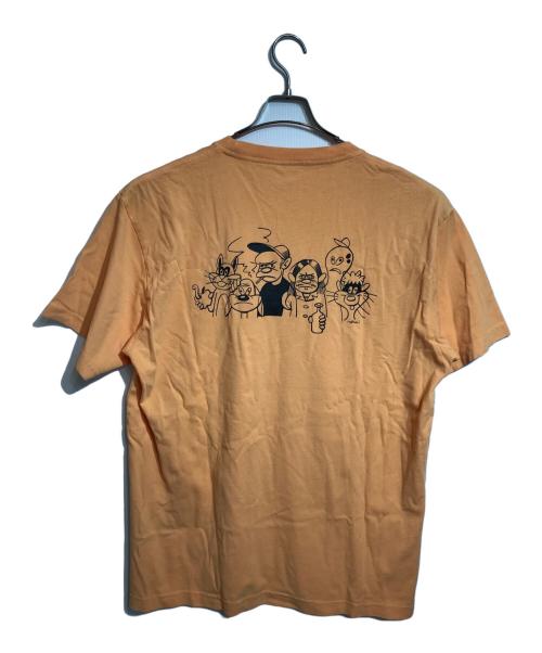 ECOCYCLE（エコサイクル）ECOCYCLE (エコサイクル) プリントTシャツ オレンジ サイズ:XLの古着・服飾アイテム
