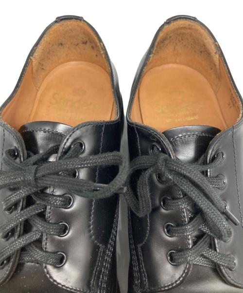 SANDERS（サンダース）SANDERS (サンダース) MILITARY DERBY SHOE ブラック サイズ:7　1/2の古着・服飾アイテム