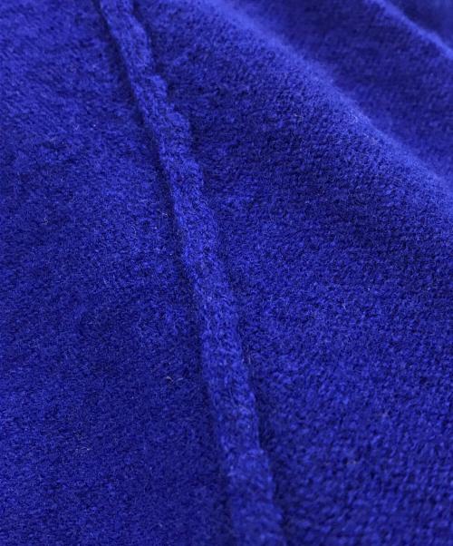 Y's（ワイズ）Y's (ワイズ) ハイネックボタンニット ブルー×グレー サイズ:2の古着・服飾アイテム