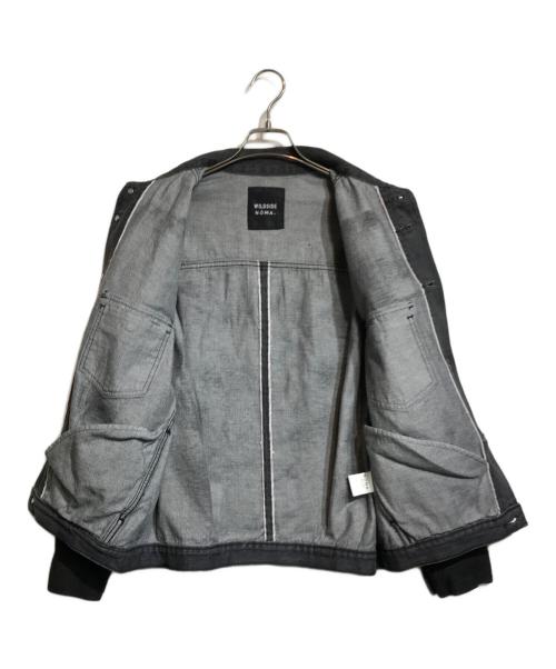 WILDSIDE（ワイルドサイド）WILDSIDE (ワイルドサイド) NOMA t.d. (ノーマティーディー) Hand Dyed Denim Jacket ブラック サイズ:4の古着・服飾アイテム