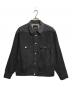 WILDSIDE（ワイルドサイド）の古着「Hand Dyed Denim Jacket」｜ブラック