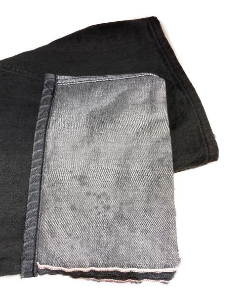 WILD SIDE（ワイルドサイド）WILD SIDE (ワイルドサイド) NOMA t.d. (ノーマティーディー) Dyed Denim Pants ブラック サイズ:4の古着・服飾アイテム