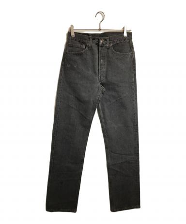 中古・古着通販】LEVI'S (リーバイス) USA製501先染ブラックデニム