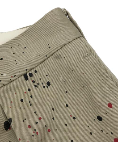 NEAT（ニート）NEAT (ニート) ペイントチノパンツ ベージュ サイズ:46の古着・服飾アイテム