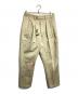 NEAT（ニート）の古着「ペイントチノパンツ」｜ベージュ